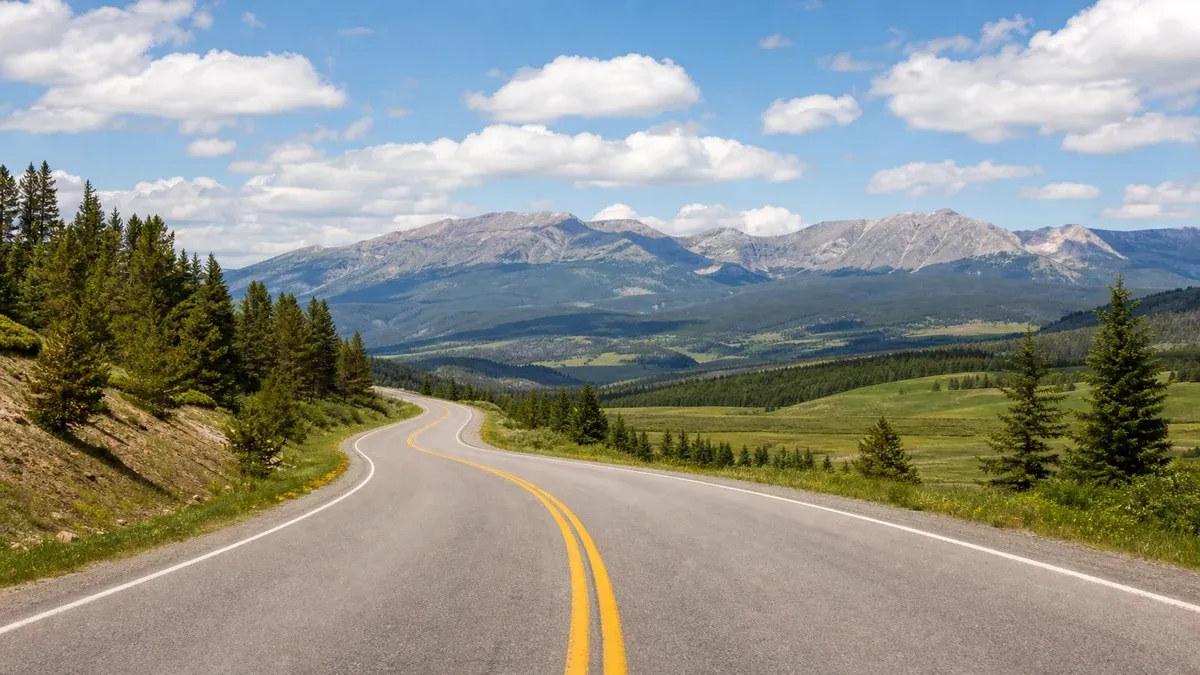 Scenic Highways scenic highway guide illustration